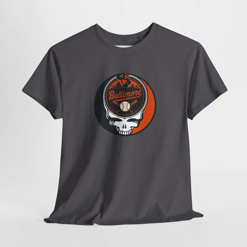 Grateful Dead - Baltimore Orioles Grateful Dead Steal Your Face T-Shirt - MLB - StealieShop